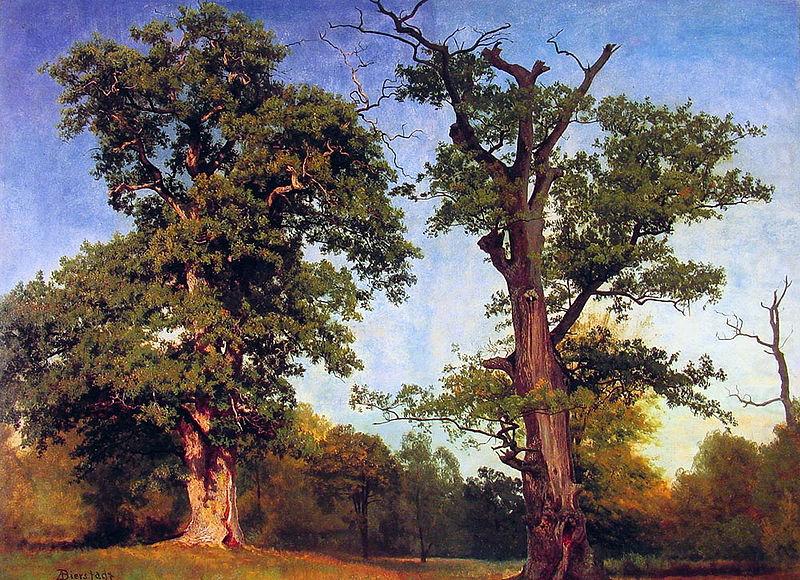 Albert Bierstadt Pioneers_of_the_Woods china oil painting image